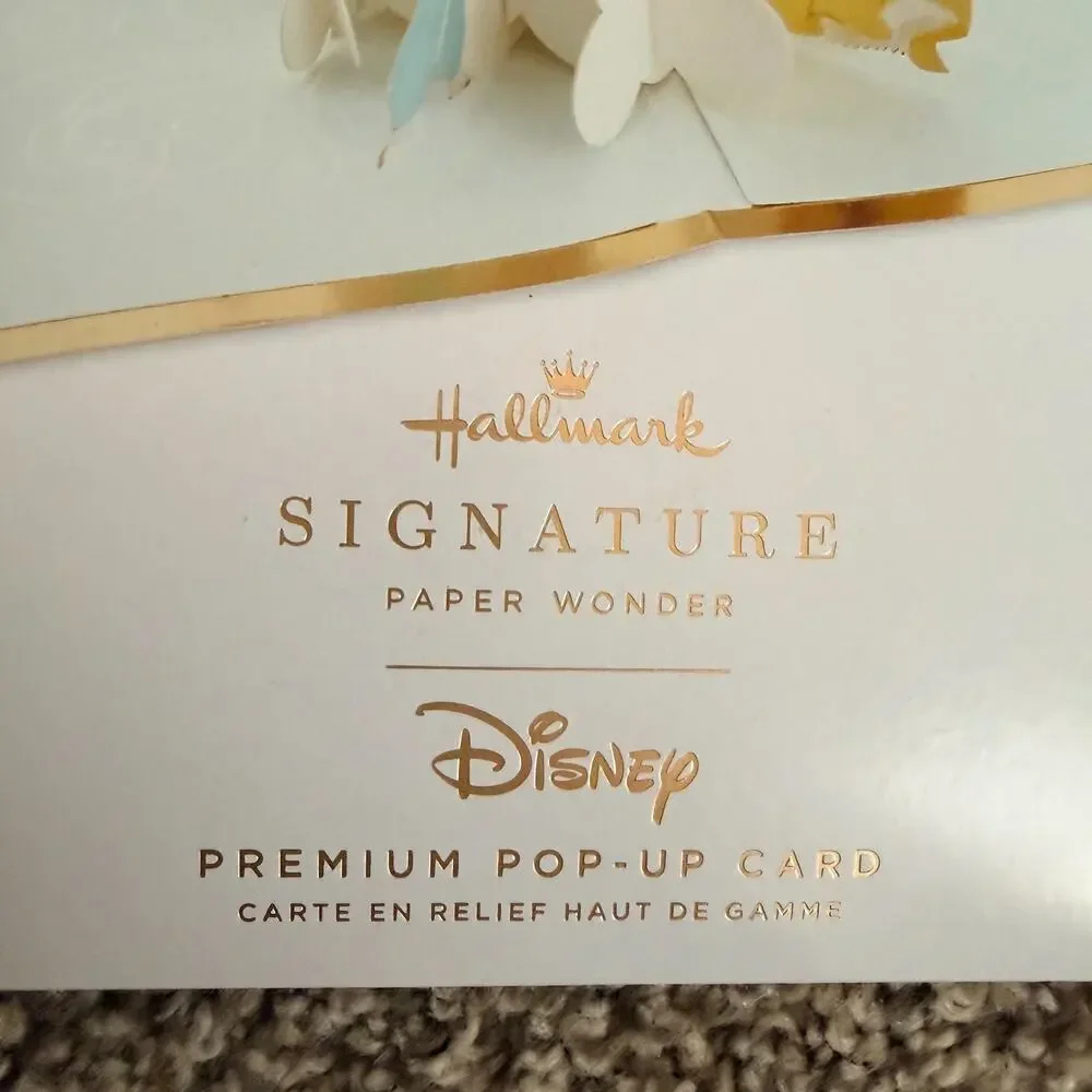 Hallmark Signature Paper Wonder Disney Princess Castle Pop-Up Card